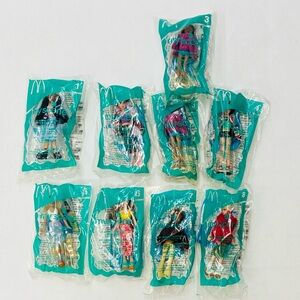 2004 McDonald’s Barbie My Scene Set of 8+1